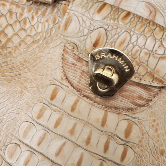 Brahmin croc vintage satchel bag - Picture 5 of 16